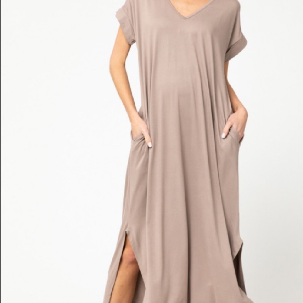 🌷New Listing🌷NWT Mocha Chill Dress - Picture 5 of 5